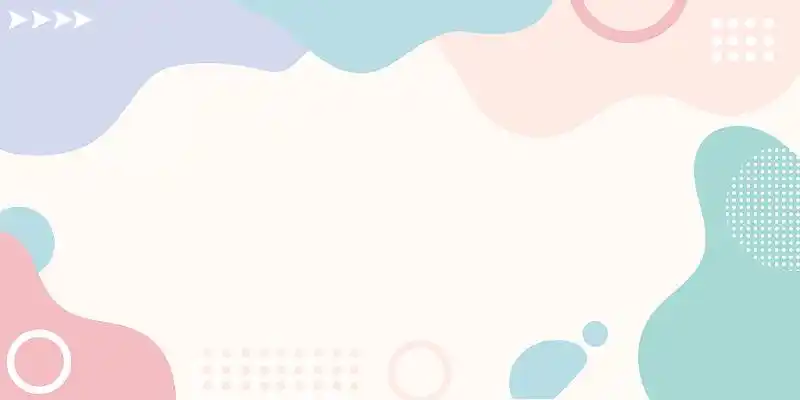 浅红色小清新卡通孟菲斯几何线条 展板背景卡通孟菲斯几何背景