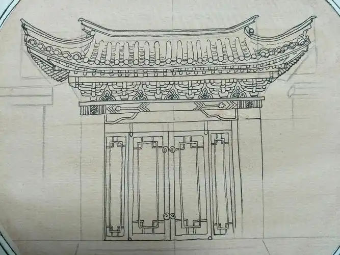 横渠实验小学空中课堂 "爱家乡,绘古城"绘画练习(三)