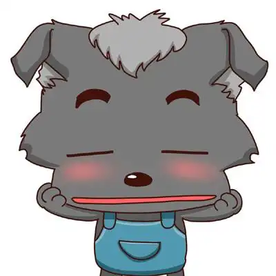 小灰灰头像萌版高清可爱迷路的小灰灰头像