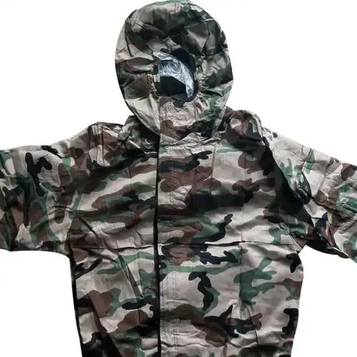 邦固防毒服耐火酸碱防毒衣丛林地迷彩fff02林地型160180