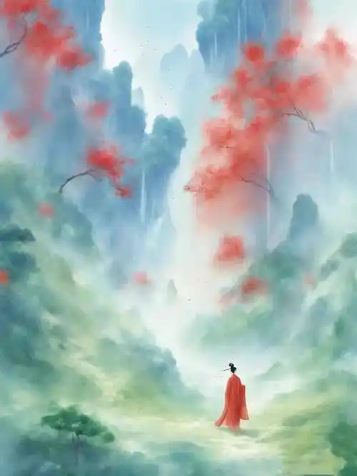 在武威的凉州,黄河源头在白云之上,孤独的城堡被万丈高山环绕.