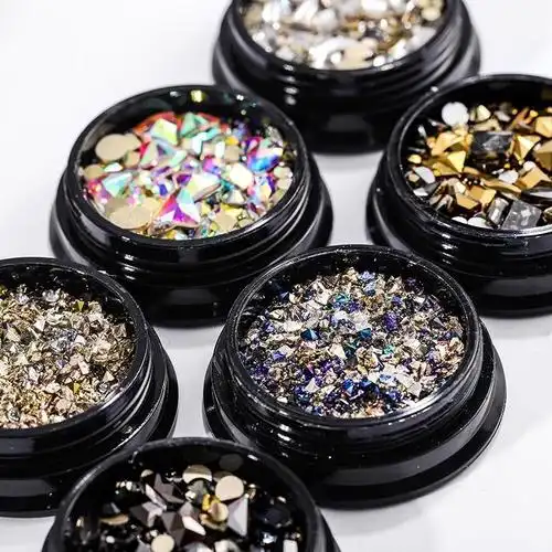 美甲钻网红爆款水晶微沙钻纽约风暴饰品新款小碎钻超闪奢华石粒亮