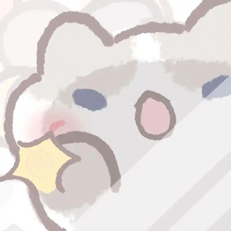 『粉蓝科技』可爱qq头像 配套主题:这像画吗