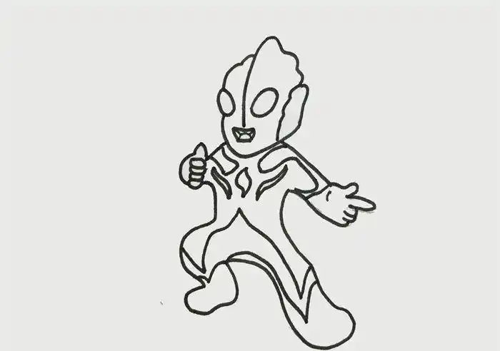 高斯奥特曼简笔画高斯奥特曼简笔画图片