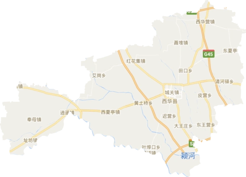 周口市高清电子地图,周口市高清谷歌电子地图
