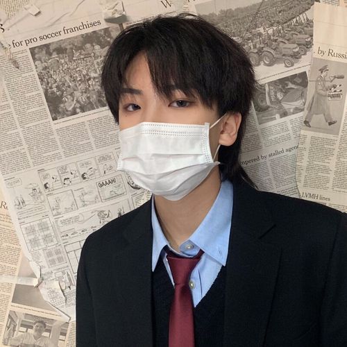 假发男短发韩版帅气男士狼尾头发型蓬松自然学生全头套