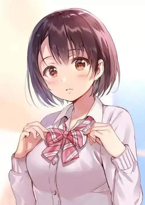 动漫壁纸二次元短发美少女赏析