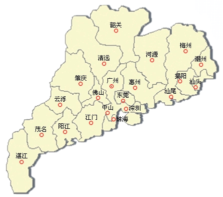 广东地图