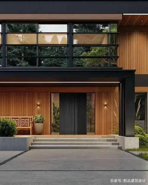 别墅门头"宅以门户为冠带"