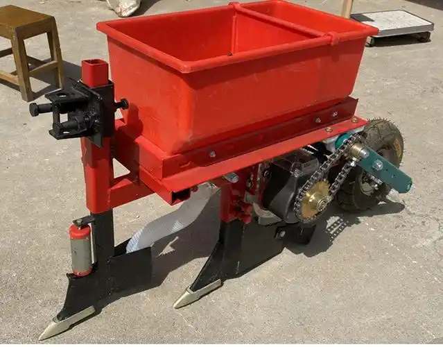 手扶拖拉机玉米精播机小型免耕播种施肥一体机精量施肥播种机手扶玉米