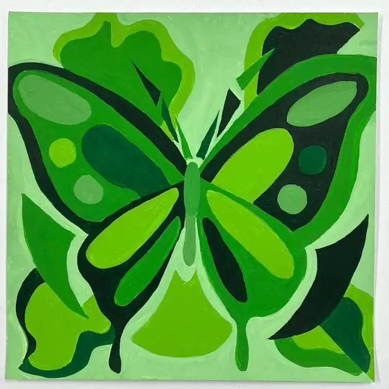 同种色 同类色 临近色 对比色 互补色 全是原创做作业临摹直接评论