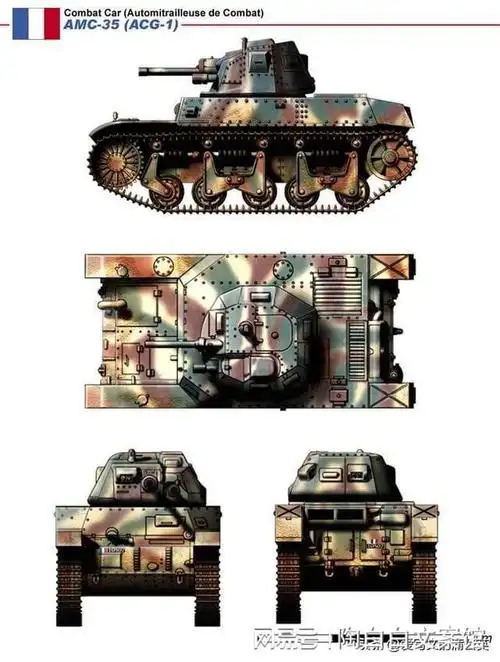 二战坦克装甲车图集法国