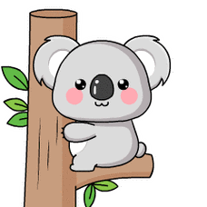 柯臣卡通形象考拉吉祥物设计卡通形象设计微信动态表情包gif-古田路9