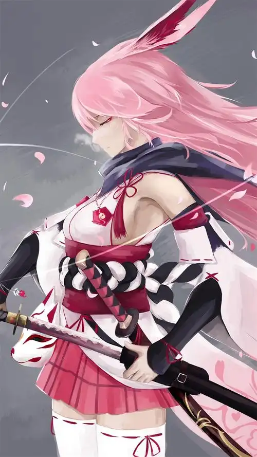 【壁纸】绯色的樱花,八重樱/绝美