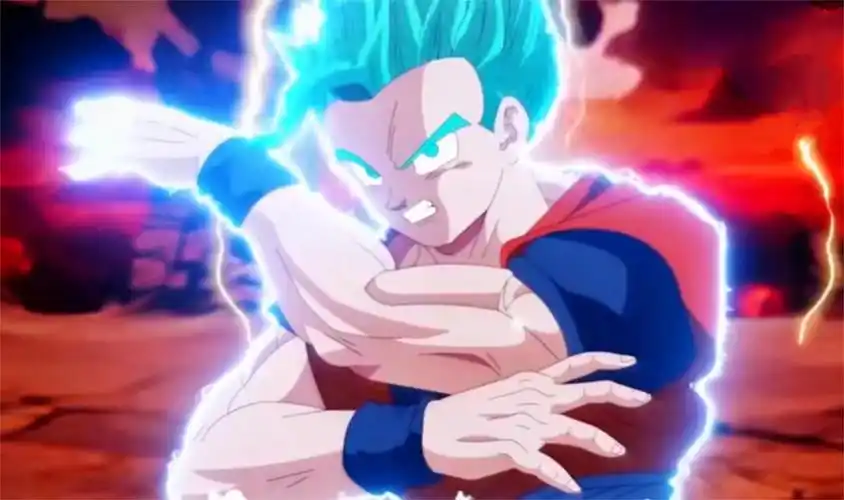 龙珠:孙悟饭"神饭"之后的形态,神之领域的超蓝,比孙悟空还强