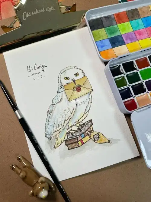 临摹一下海德薇