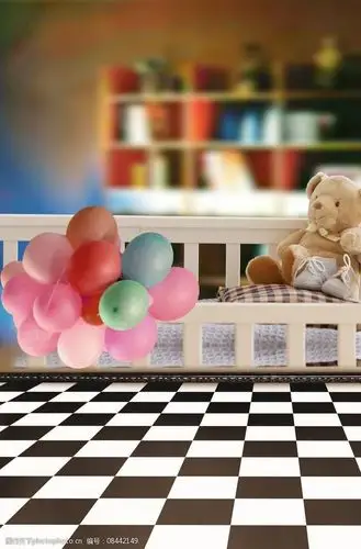 儿童摄影背景黑白格图片