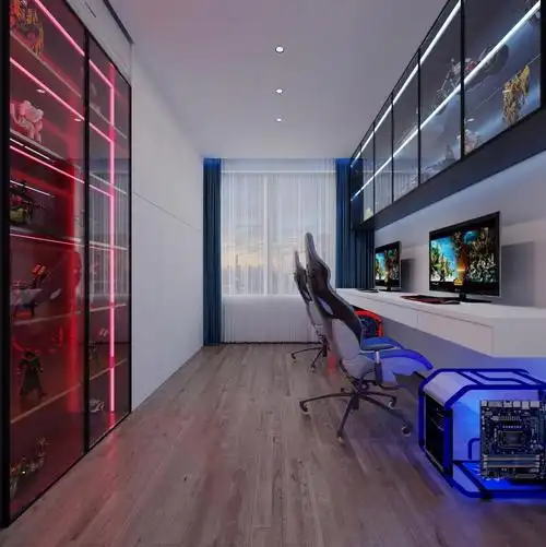 给他拥有一个电竞房的家