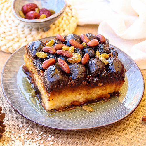 甑糕甄糕陕西西安美食特产小吃红枣糯米豆沙传统糕点