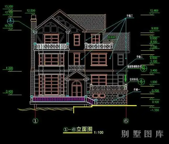 三层175平米浙北农村住宅_现代中式别墅设计图|越城建筑装修网_越城