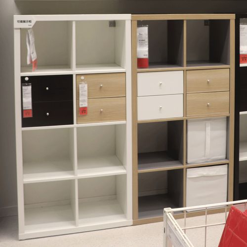 宜家代购卡莱克格架收纳单元组合柜书柜储物隔断单个书柜