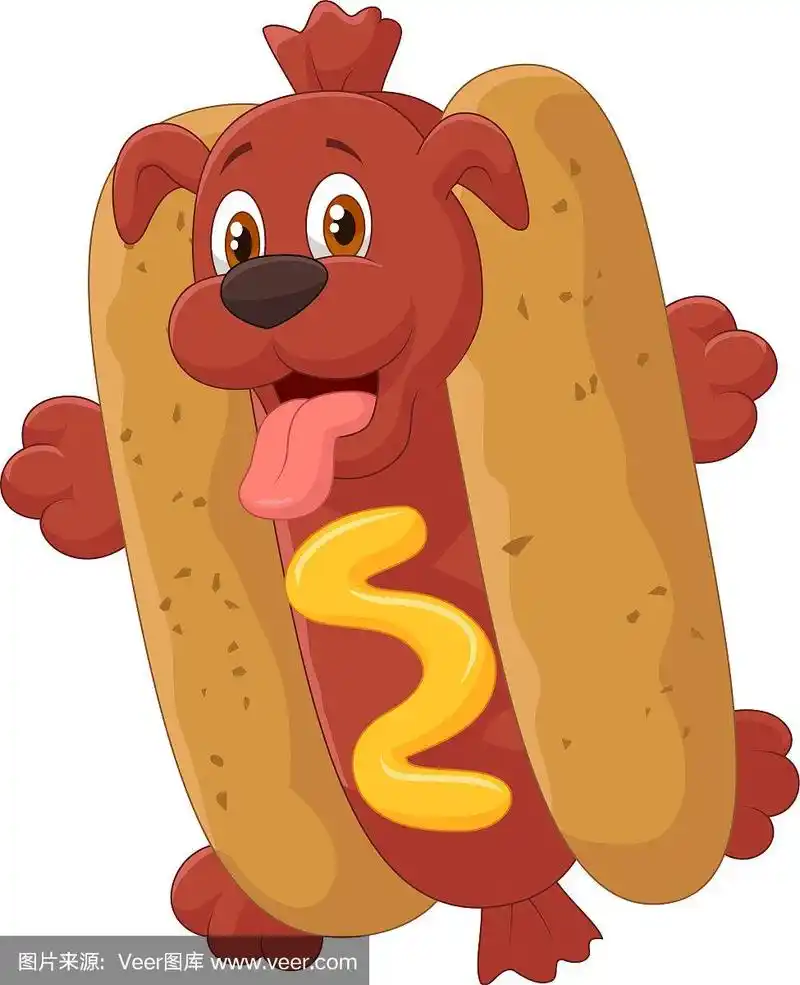 热狗卡通人物