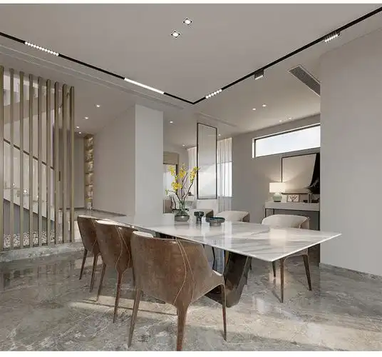 客厅书房餐厅家用无主灯磁吸轨道灯无边框明装嵌入式轨道灯槽黑色48v