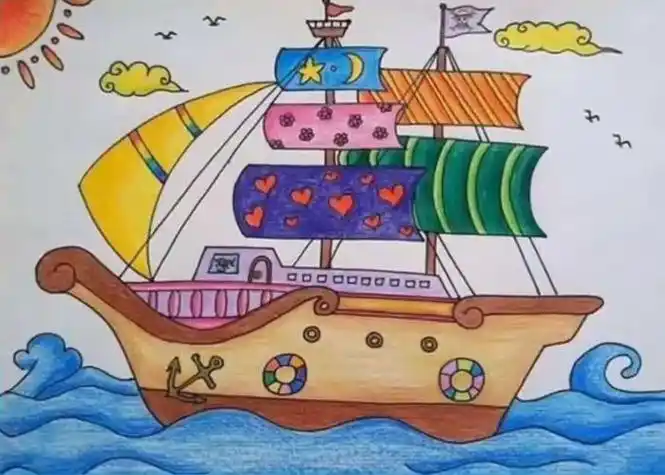 帆船怎么画漂亮又简单 帆船怎么画漂亮又简单颜色搭配