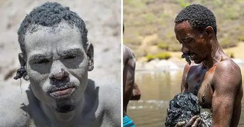 采盐人裸 体跳下盐湖「全身被盐酸腐蚀」,搞到又聋又瞎也甘愿「薪水却