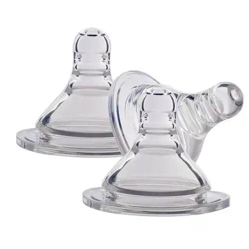 厂家直销宽口径奶嘴可配各种宽口奶瓶 婴儿奶嘴 母乳实感硅胶奶嘴