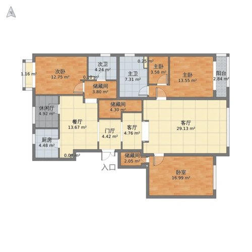 醇美时光-美式风格-李伯晨设计效果图