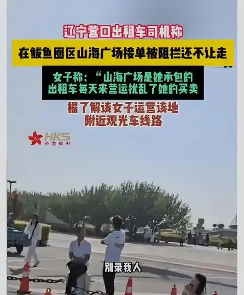 闹大了,辽宁营口出租车司机广场接客遭大妈围堵,这片我包了|观光车|鲅
