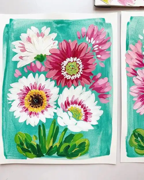 丙烯平涂装饰画