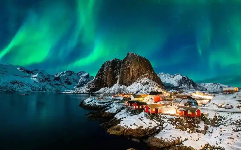 挪威唯美风景壁纸_罗弗敦群岛风景