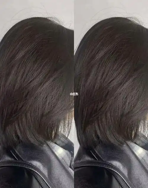 黑灰色黑茶灰色流行发色