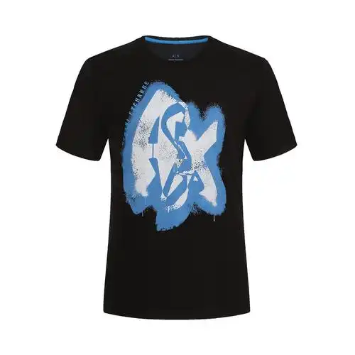 armani exchange 3gztbpzjh4z1510 男款休闲烫印短袖t恤