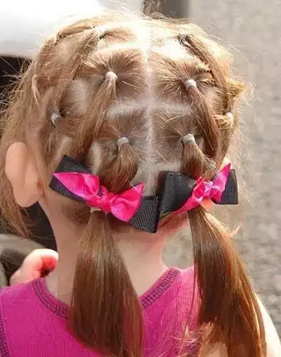 小孩扎头发教程 简单(儿童扎头发教程)(15)