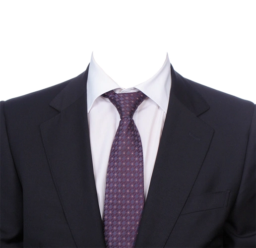 正装证件照免抠素材