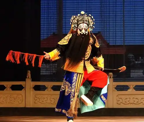 大京院崔志明(花脸)京剧舞台人像