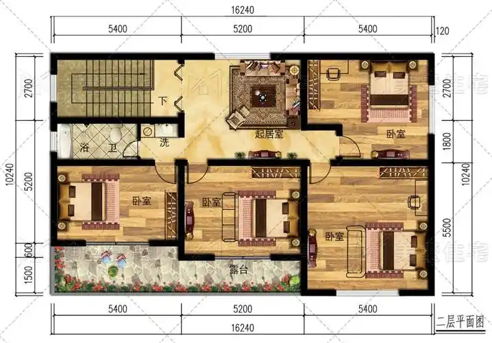 6米阳台连接2间卧室,美观性和实用性一网打.