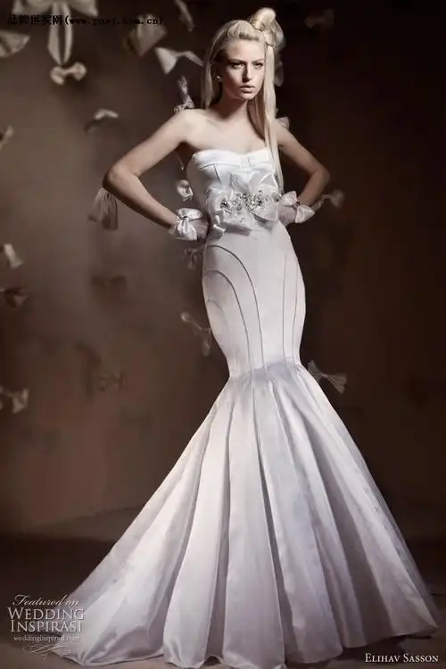 创意婚纱演绎美人鱼鱼 elihav sasson 婚纱系列
