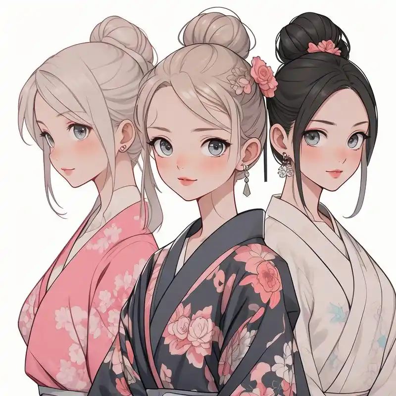 93三姐妹头像,一左一中一右93