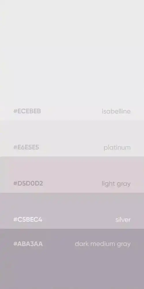 一组高级灰的配色方案676767附色值