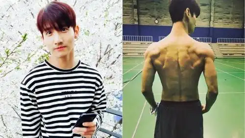 沈昌珉:东方神起最强昌珉上传「背肌照」!