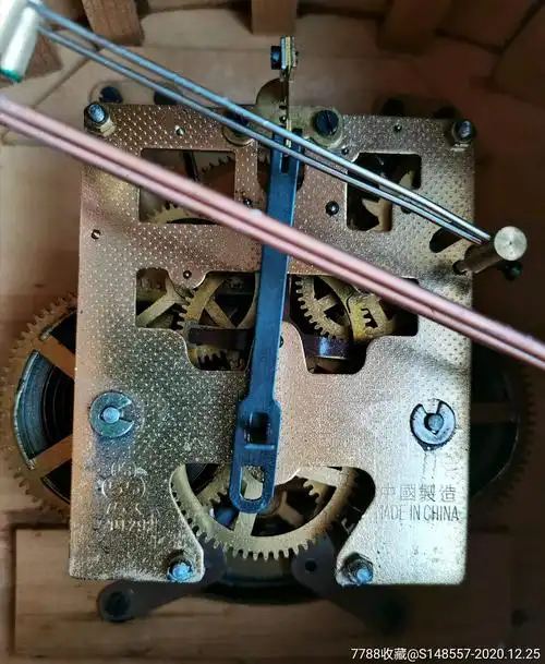 三五牌/机械/15天/双日历座钟