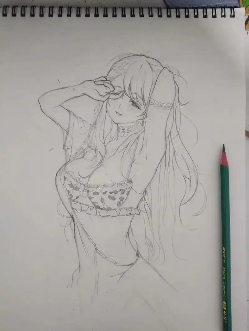 动漫临摹练习#动漫手绘 #画渣日常#画渣进步史 #一起学画画 - 抖音