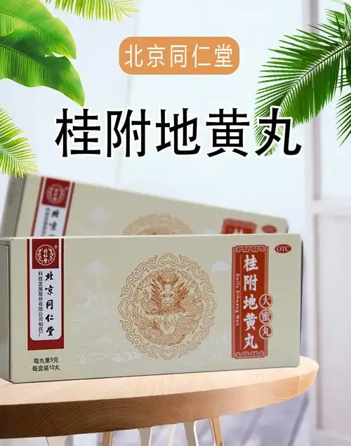 同仁堂 桂附地黄丸 大蜜丸 10丸 桂附地黄丸同仁堂桂付温补肾阳 9g*10