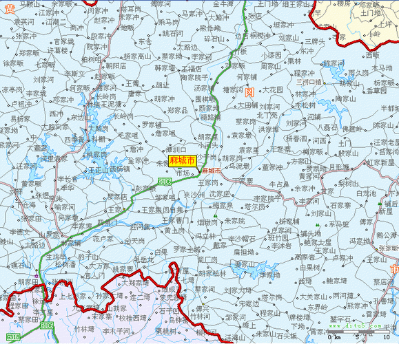 麻城市交通地图全图,麻城市交通地图高清版下载 - 8264户外8264.com