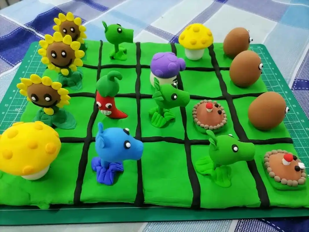 太空泥植物大战僵尸 纯手工定制版植物大战僵尸