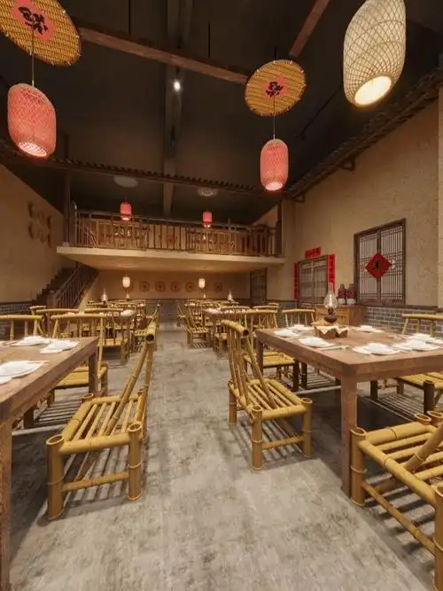 农家乐设计  #农家乐餐厅设计  #农家乐装修设计